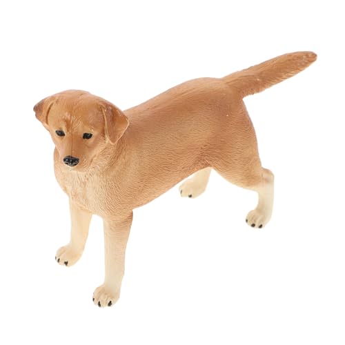 Yardwe Haustier Hundespielzeug Kleine Hundefiguren Dackel Miniaturfiguren Für Welpen Hundekuchenaufsatz Kleine Hunde Golden Retriever Statue Welpenfigur von Yardwe