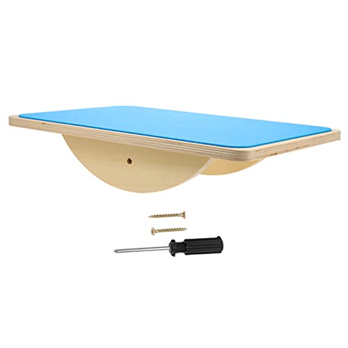 Yardwe Holz Balance Plate Für Gleichgewichtsspielzeug Balancierwippe Montessori Für Kleinkinder Fördert Koordination Und Stabilität von Yardwe