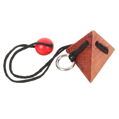 Yardwe Holz Entwirrspiel Gehirntrainer Knotenspiel Geduldspielzeug für Erwachsene Senioren Konzentration und Denkvermögen Geschenkidee von Yardwe