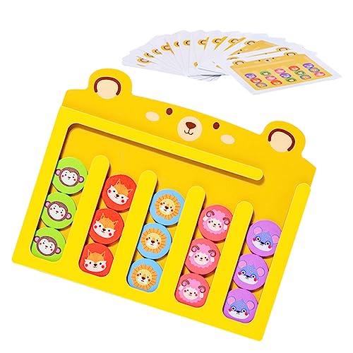 Yardwe Holz Lernspielzeug für Farbige Tier Formen Sortierspiel Doppelseitig Pädagogisch Geeignet für Kleinkinder Robustes Sicheres Material Fördert Wahrnehmung und Kognitive Fähigkeiten Yardwe Holz Lernspielzeug für Farbige Tier Formen Sortierspiel Doppelseitig Pädagogisch Geeignet für Kleinkinder Robustes Sicheres Material Fördert Wahrnehmung und Kognitive Fähigkeiten von Yardwe