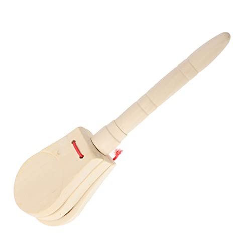 Yardwe Holz Percussion Instrument Für Robuste Castanet Musikinstrumente Für Kreative Klangspiele Für Vorschule Auditiven Wahrnehmung von Yardwe