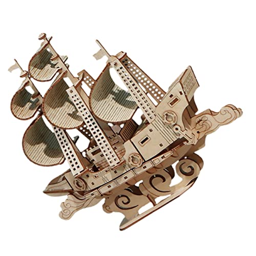 Yardwe Holz Puzzle Segelboot Modell DIY Segelschiff Puzzle für Kreative Nautische Deko für Weihnachten und Geburtstage aus Hochwertigem Holz Gefertigt Yardwe Holz Puzzle Segelboot Modell DIY Segelschiff Puzzle für Kreative Nautische Deko für Weihnachten und Geburtstage aus Hochwertigem Holz Gefertigt von Yardwe