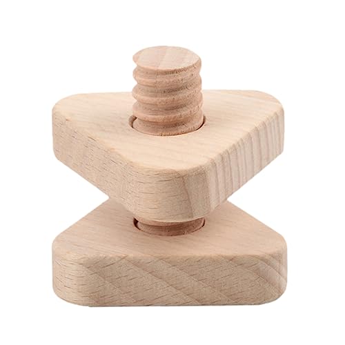 Yardwe Holz Schraubenspielzeug Für Geometrische Formen Matching Teiliges Lernspielzeug Motorik Ab Jahren Montessori von Yardwe