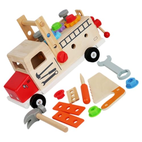 Yardwe Holz Werkzeugset für Kleinkinder Stabiles Sicheres Lernspielzeug mit Schraub und Montagespiel Pädagogisches Konstruktionsspielzeug für Jungen und Mädchen Fördert Feinmotorik und Yardwe Holz Werkzeugset für Kleinkinder Stabiles Sicheres Lernspielzeug mit Schraub und Montagespiel Pädagogisches Konstruktionsspielzeug für Jungen und Mädchen Fördert Feinmotorik und von Yardwe