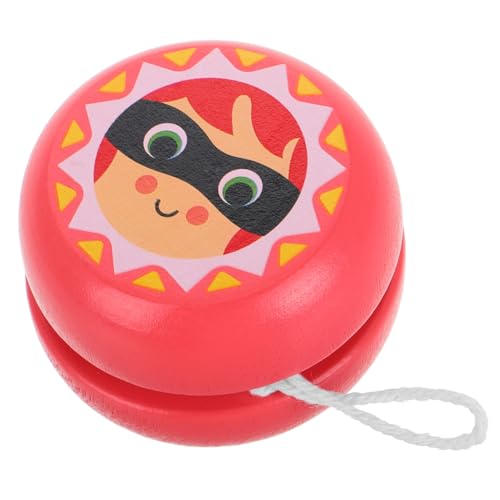 Yardwe Holz Yoyo Für Soldat Cartoon Design Anfänger Feinmotorik Und Hand Auge Koordination Nachhaltiges Material Rosa Lernspielzeug Für Kreative Entwicklung von Yardwe