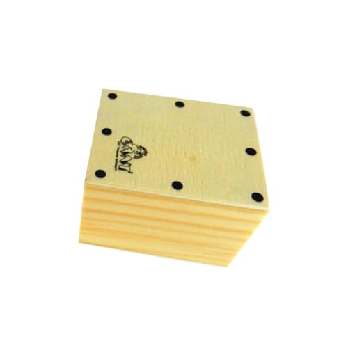 Yardwe Holzkasten -Drum Sandrohr Handschlaginstrument Handpercussion Musikinstrumente für Musikinstrumente für Vorschulkinder Kindermusikinstrument Plastik von Yardwe
