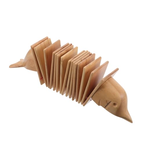 Yardwe Holzklapper Delfinform Handliches Schlaginstrument Pädagogisches Musikspielzeug Für Vorschulkinder Frühkindliche Rhythmusschulung Sicher Glatt Ergonomisch Robust Für von Yardwe