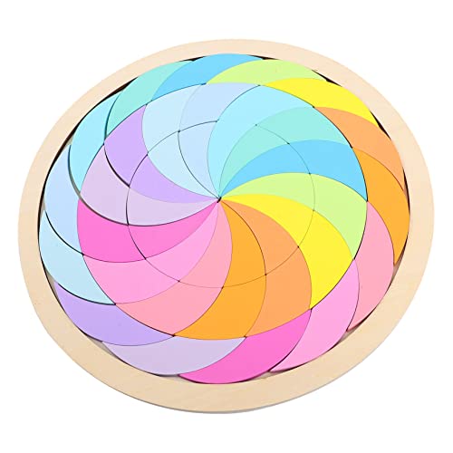 Yardwe Holzpuzzle Geometrisches Steckspiel Buntes Lernspielzeug für Kreatives Holzspielzeug Fördert Problemlösung und Teamwork Yardwe Holzpuzzle Geometrisches Steckspiel Buntes Lernspielzeug für Kreatives Holzspielzeug Fördert Problemlösung und Teamwork von Yardwe