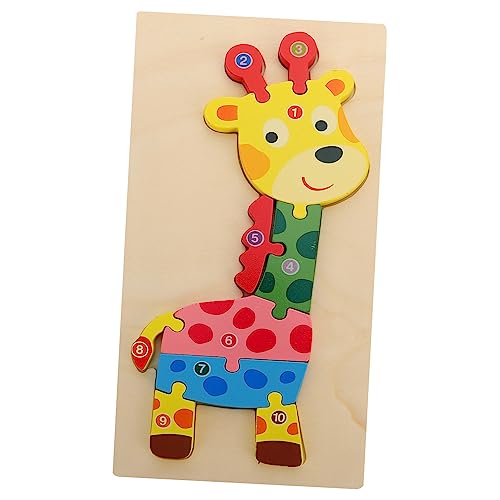Yardwe Holzpuzzle Giraffe Lernspielzeug für Kleinkinder Fördert Farben Geduld und Koordination Sicheres Design ohne Scharfe Kanten für Frühes Lernen Yardwe Holzpuzzle Giraffe Lernspielzeug für Kleinkinder Fördert Farben Geduld und Koordination Sicheres Design ohne Scharfe Kanten für Frühes Lernen von Yardwe