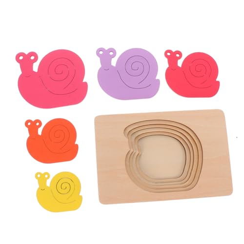 Yardwe Holzpuzzle Lernspielzeug Tier Bunte Lagige Farbverlauf Pädagogisches Steckpuzzle für Hand Auge Koordination und Frühkindliche Kreativitätentwicklung Yardwe Holzpuzzle Lernspielzeug Tier Bunte Lagige Farbverlauf Pädagogisches Steckpuzzle für Hand Auge Koordination und Frühkindliche Kreativitätentwicklung von Yardwe