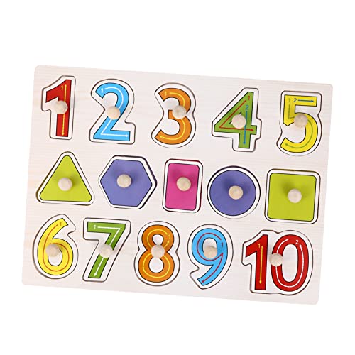Yardwe Holzpuzzle für Pädagogisches Jigsaw zur Frühen Lustiges Lernspielzeug aus Hochwertigem Material für Kleinkinder und Vorschulkinder von Yardwe