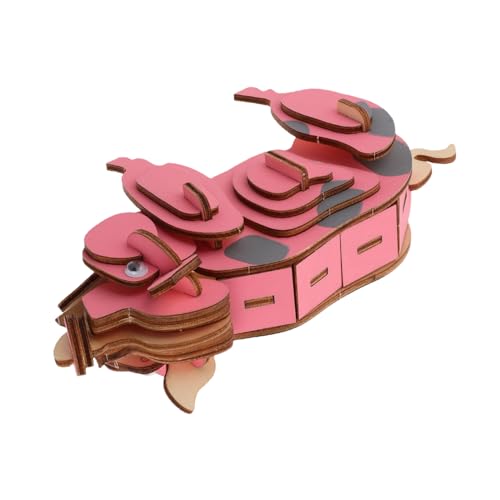 Yardwe Holzpuzzle holzspielzeug interaktives pädagogisches kreatives Holzmodelle hölzernes DIY-Puzzle Tiermodell selber Machen Tiermodelle aus Holz Rosa Yardwe Holzpuzzle holzspielzeug interaktives pädagogisches kreatives Holzmodelle hölzernes DIY-Puzzle Tiermodell selber Machen Tiermodelle aus Holz Rosa von Yardwe