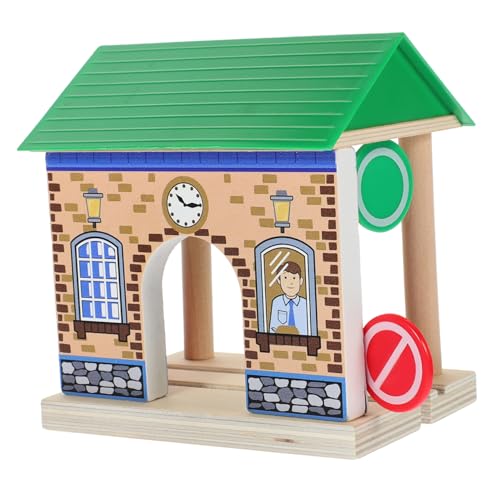 Yardwe Holzspielzeug Eisenbahn Zubehör Hölzernes Bahnhofsspielzeug für Simuliertes Modell Fantasie und Praktischen Fähigkeiten Stabil und Langlebig Yardwe Holzspielzeug Eisenbahn Zubehör Hölzernes Bahnhofsspielzeug für Simuliertes Modell Fantasie und Praktischen Fähigkeiten Stabil und Langlebig von Yardwe