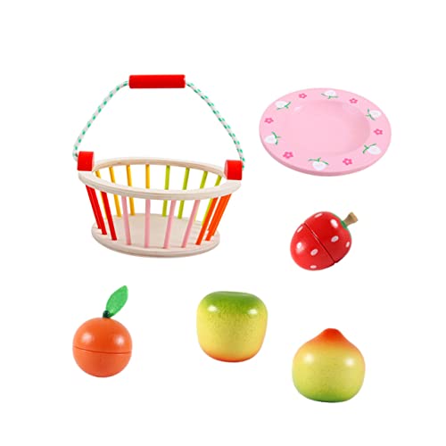 Yardwe Holzspielzeug Obst Schneidspiel Set Pädagogisches Früchte Robustes Realistisch Gestaltetes Lernspiel für Kleinkinder Geeignet für Frühe Kognitive Entwicklung Korb Yardwe Holzspielzeug Obst Schneidspiel Set Pädagogisches Früchte Robustes Realistisch Gestaltetes Lernspiel für Kleinkinder Geeignet für Frühe Kognitive Entwicklung Korb von Yardwe