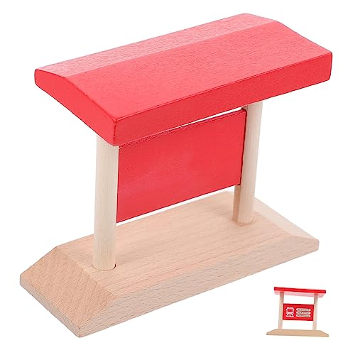 Yardwe Holzspielzeug Zug Zubehör Bahnhofsbahnmodell für DIY Spielzeugbahn für Kreative Bahnszenen Langlebig und Sicher aus Hochwertigem Holz Gefertigt Yardwe Holzspielzeug Zug Zubehör Bahnhofsbahnmodell für DIY Spielzeugbahn für Kreative Bahnszenen Langlebig und Sicher aus Hochwertigem Holz Gefertigt von Yardwe