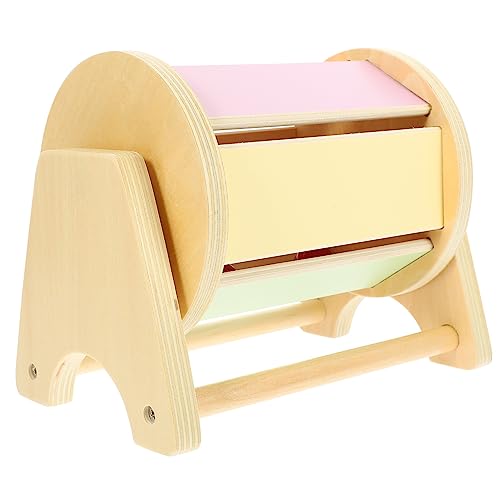Yardwe Holzspielzeug für Montessori Textiltrommel Kognitives Motorik und Farbverständnis für Kleinkinder und Partys Robust und Praktisch für Drinnen und Draußen Yardwe Holzspielzeug für Montessori Textiltrommel Kognitives Motorik und Farbverständnis für Kleinkinder und Partys Robust und Praktisch für Drinnen und Draußen von Yardwe