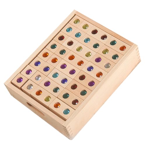 Yardwe Holzspielzeug für Pädagogisches Puzzlespielzeug Kognitiven Fähigkeiten Hochwertiges Unbeschichtetes Sicher und Schadstofffrei Yardwe Holzspielzeug für Pädagogisches Puzzlespielzeug Kognitiven Fähigkeiten Hochwertiges Unbeschichtetes Sicher und Schadstofffrei von Yardwe