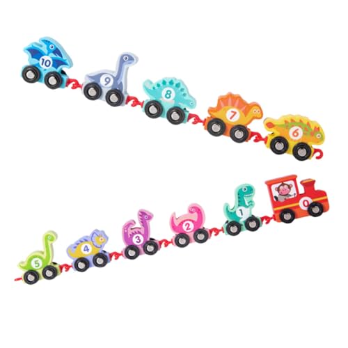 Yardwe Holzzug Dinosaurier Set aus Holz Zahlen Lernspielzeug Bunter Zug für Sichere Konstruktion Pädagogisch Fördernd Kreativitätsfördernd Yardwe Holzzug Dinosaurier Set aus Holz Zahlen Lernspielzeug Bunter Zug für Sichere Konstruktion Pädagogisch Fördernd Kreativitätsfördernd von Yardwe