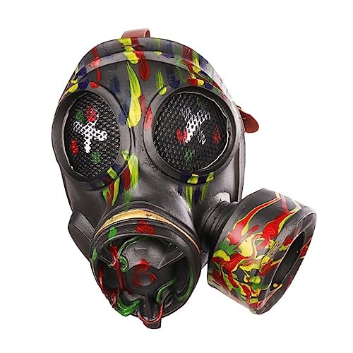 Yardwe Horror Halloween Cosplay Kopfmaske Gruselig Komfortabel Atmungsaktiv Halloween Kostüm Zubehör von Yardwe