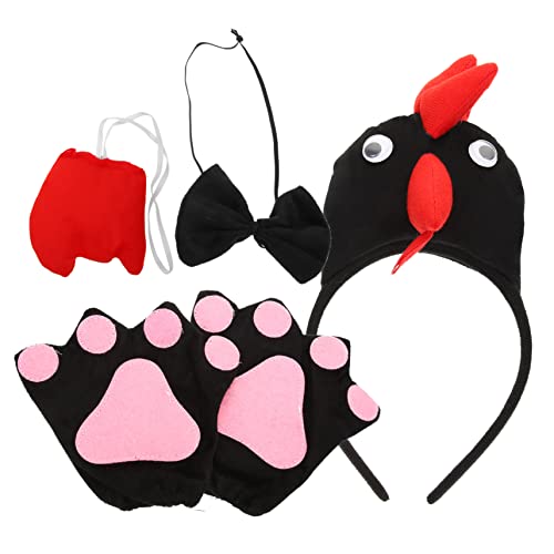 Yardwe Huhn Kostüm Set mit Kopfschmuck Fliege und Handschuhen Leichtes Hautfreundliches Material für Ostern Halloween Tier Mottopartys und Fotoshootings Yardwe Huhn Kostüm Set mit Kopfschmuck Fliege und Handschuhen Leichtes Hautfreundliches Material für Ostern Halloween Tier Mottopartys und Fotoshootings von Yardwe