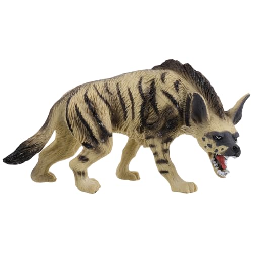 Yardwe Hyäne Model Realistic Hyänen Spielzeug Figur Wildstil Tierfigur Sammlerstücke Bildungswildspielzeug Für Kinder Jungen Mädchen Wohnkultur von Yardwe