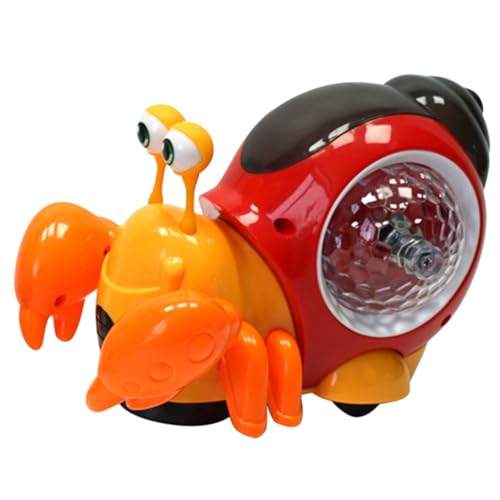 Yardwe Induktion Einsiedlerkrabbenspielzeug Babyspielzeug Mit Lichtern Musikalisches Lernspielzeug Für Kleinkinder Lernen -Montessori- Krabbelspielzeug Orange Abs Yardwe Induktion Einsiedlerkrabbenspielzeug Babyspielzeug Mit Lichtern Musikalisches Lernspielzeug Für Kleinkinder Lernen -Montessori- Krabbelspielzeug Orange Abs von Yardwe