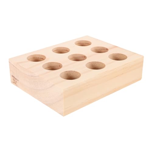 Yardwe Insekten-pin-speicherbasis Mit 9-Loch-Design-holzausstellungsständer Für DIY-proben, Die Ideal Für Insektenproben Display Science Education Yardwe Insekten-pin-speicherbasis Mit 9-Loch-Design-holzausstellungsständer Für DIY-proben, Die Ideal Für Insektenproben Display Science Education von Yardwe