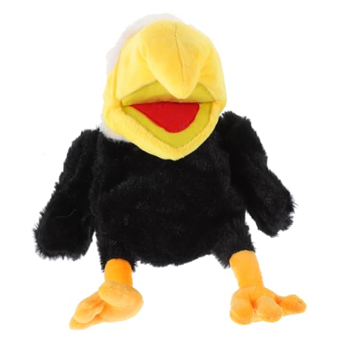 Yardwe Interaktive Cartoon Vogel Handpuppe Eulenform Plüschspielzeug Für Kreatives Geschichtenerzählen Für Zur Frühen Von Fantasie von Yardwe