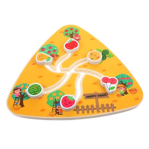 Yardwe Interaktives Holzlabyrinth für Bewegliches Puzzle Feinmotorik Hand Auge Koordination und Denkvermögen Pädagogisches Geschicklichkeitsspiel für Kleinkinder Yardwe Interaktives Holzlabyrinth für Bewegliches Puzzle Feinmotorik Hand Auge Koordination und Denkvermögen Pädagogisches Geschicklichkeitsspiel für Kleinkinder von Yardwe