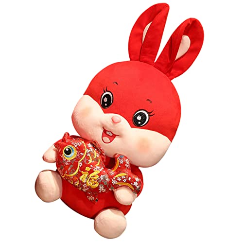 Yardwe Jahr Der Hasenpuppen Neujahrsvorräte Desktop-kaninchenpuppe Kaninchen-Maskottchen-Puppe Gefüllte Hasenpuppe Aus Baumwolle Jahr Der Hasen-Maskottchen-Puppe Plüschtier Pp Baumwolle Yardwe Jahr Der Hasenpuppen Neujahrsvorräte Desktop-kaninchenpuppe Kaninchen-Maskottchen-Puppe Gefüllte Hasenpuppe Aus Baumwolle Jahr Der Hasen-Maskottchen-Puppe Plüschtier Pp Baumwolle von Yardwe