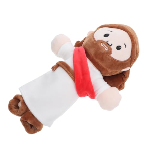 Yardwe Jesus Plüschpuppe Niedliche Christliche Figur für Kuscheltier für Religiöse Feiertage Wie Ostern und Weihnachten und Bequem Taufgeschenk oder Dekoration Yardwe Jesus Plüschpuppe Niedliche Christliche Figur für Kuscheltier für Religiöse Feiertage Wie Ostern und Weihnachten und Bequem Taufgeschenk oder Dekoration von Yardwe