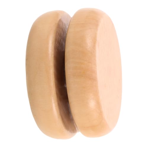 Yardwe Jo-Jo- für Spaß für unfertiges aus Holz hölzernes Jo-Jo jo jos Neuheit Toys professionelles Holzjoyo - yo yo Light Brown von Yardwe