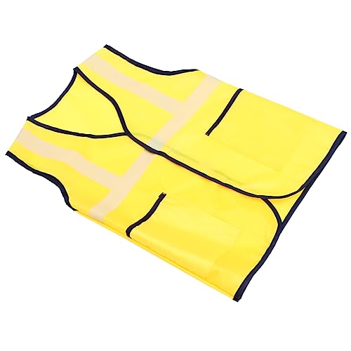 Yardwe Jungenweste Schürze Kleinkind Kostüm Arbeitsweste Led Jungs Kleid Feuerwehrmütze Für Konstruktionsspielzeug Kinderspielzeug Kindergemüse Stoff Yellow von Yardwe