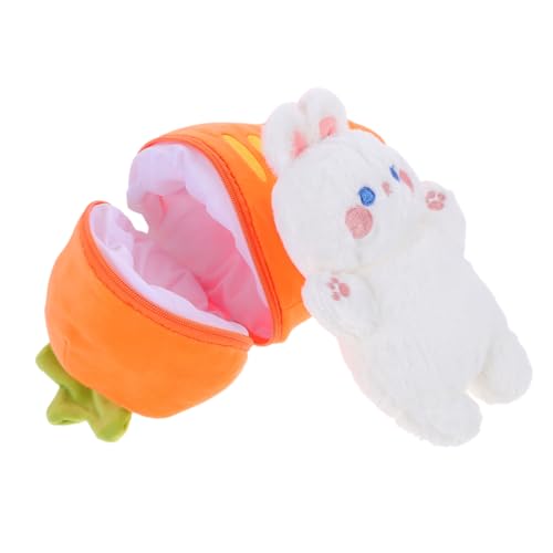 Yardwe Karotten Kaninchenspielzeug Bunny kanninchen trauzeugengeschenke pummeluff Kuscheltier Fun Toy kinderf Häschen Plüschtiere ausgestopftes Tierspielzeug Kuscheltier Hase PP Baumwolle von Yardwe