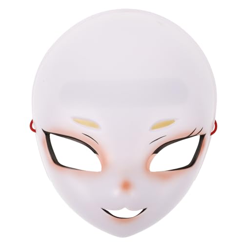 Yardwe Katzenmaske aus Kunststoff für Cosplay Party und Karneval Atmungsaktiv Süßes Design für Damen und Herren Geeignet Eignet Sich für Kostümpartys und Maskeraden von Yardwe
