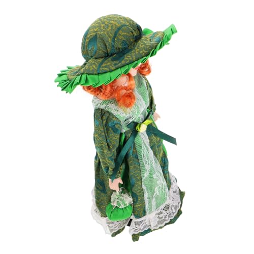 Yardwe Keramikpuppe Vintage-Puppen Stoff Green von Yardwe