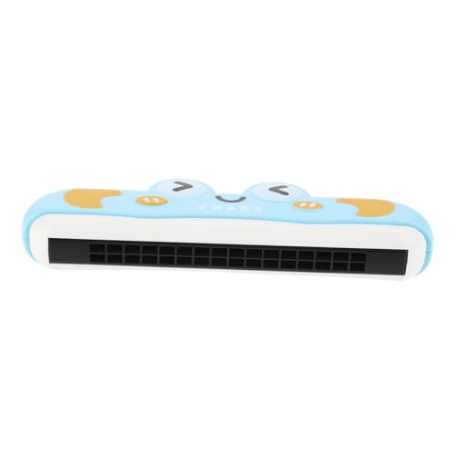 Yardwe Kinderharmonika Einsteiger-mundharmonika Musikinstrumente Für Vorschulkinder Spielzeuginstrumente Für Musikinstrumente Für Kleinkinder Musikspielzeug Sky-Blue Plastik von Yardwe