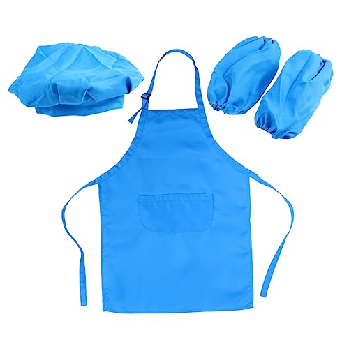 Yardwe Kinderschürze Mit Kochmütze Und Ärmel Für Komplettes Kochset Für Jungen Backen Und Feiern Himmelblau Jahre Yardwe Kinderschürze Mit Kochmütze Und Ärmel Für Komplettes Kochset Für Jungen Backen Und Feiern Himmelblau Jahre von Yardwe