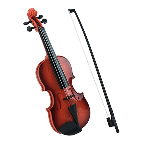 Yardwe Kinderspielzeug Violine Realistische Geigensimulation für Kleinkinder Sicheres und Langlebiges Musikinstrument aus Hochwertigem für Musikspielzeug und Frühe Yardwe Kinderspielzeug Violine Realistische Geigensimulation für Kleinkinder Sicheres und Langlebiges Musikinstrument aus Hochwertigem für Musikspielzeug und Frühe von Yardwe