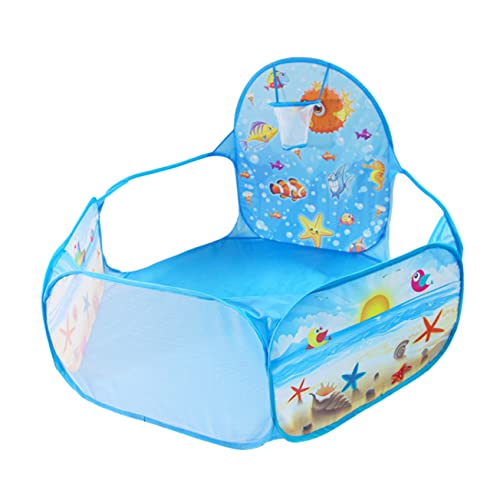 Yardwe Kinderzelt Spielhaus drinnen faltbar Kleinkinder -Ball-Spiel-Pool -Bällebad für Bällebad für Babys Polyestergewebe; Maschengewebe; Bügeleisen Blau Yardwe Kinderzelt Spielhaus drinnen faltbar Kleinkinder -Ball-Spiel-Pool -Bällebad für Bällebad für Babys Polyestergewebe; Maschengewebe; Bügeleisen Blau von Yardwe