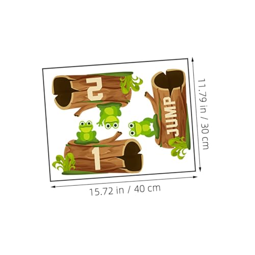 Yardwe Kinderzimmer Spielbodenaufkleber Frosch Hüpfen Spielpfad Sticker Selbstklebend Abziehbar Strapazierfähig für Flur und Bunte Sensorische Bodenfolie für Kinderzimmer und Kindergarten Yardwe Kinderzimmer Spielbodenaufkleber Frosch Hüpfen Spielpfad Sticker Selbstklebend Abziehbar Strapazierfähig für Flur und Bunte Sensorische Bodenfolie für Kinderzimmer und Kindergarten von Yardwe