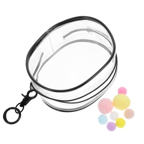 Yardwe Klarer PVC Puppen Organizer für Babypuppen und Mini Figuren Transparente Display mit Abnehmbarem Schlüsselanhänger zur Aufbewahrung und Präsentation Kleiner Yardwe Klarer PVC Puppen Organizer für Babypuppen und Mini Figuren Transparente Display mit Abnehmbarem Schlüsselanhänger zur Aufbewahrung und Präsentation Kleiner von Yardwe