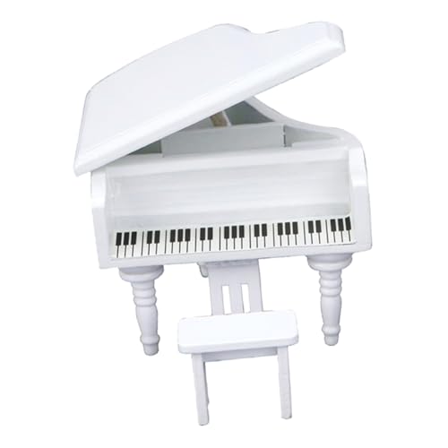 Yardwe Klavier Dekoration Puppenhaus Zubehör Kreatives Für Weißes Design Klavierspielzeug Yardwe Klavier Dekoration Puppenhaus Zubehör Kreatives Für Weißes Design Klavierspielzeug von Yardwe