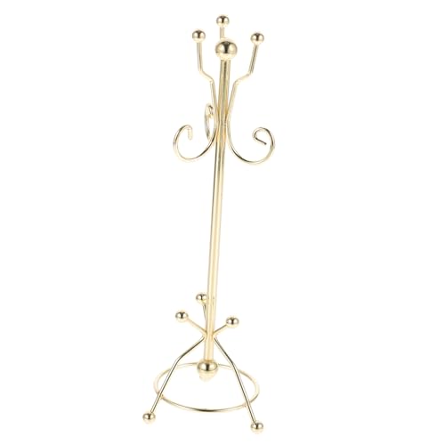 Yardwe Kleiderständer für Puppen puppenkleider Set Puppen kleiderstange minikleiderbügel Puppenkleider-Ordnungssystem Puppenhaus Mini-Garderobe Miniatur kleiderbügel Metall Golden Yardwe Kleiderständer für Puppen puppenkleider Set Puppen kleiderstange minikleiderbügel Puppenkleider-Ordnungssystem Puppenhaus Mini-Garderobe Miniatur kleiderbügel Metall Golden von Yardwe