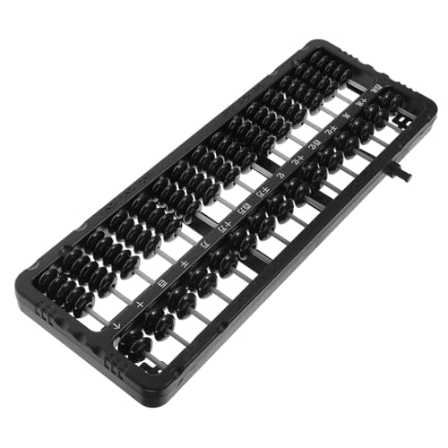 Yardwe Kleiner Abakus Chinesischer Taschenrechner Soroban-Abakus Abakus-Tool Chinesischer Abakus Plastik Black von Yardwe