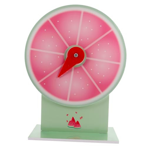 Yardwe Kleiner Plattenspieler Spielshow-Dekorationen Rad klare für das Klassenzimmer Karnevalsspiele Tombolapreise für Erwachsene für den Unterricht MDF Yardwe Kleiner Plattenspieler Spielshow-Dekorationen Rad klare für das Klassenzimmer Karnevalsspiele Tombolapreise für Erwachsene für den Unterricht MDF von Yardwe
