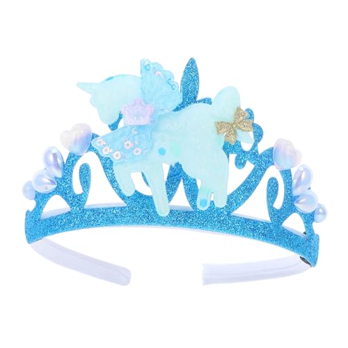 Yardwe Kleines Einhorn Kronen Stirnband für Mädchen Bezaubernder Haarschmuck für Partys und Besondere Anlässe Leicht und Bequem Verleiht Jedem Outfit Einen Hauch von von Yardwe
