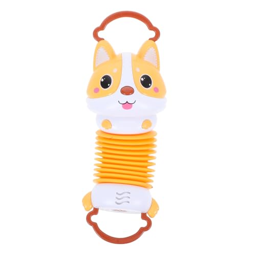 Yardwe Kleinkinder- Und Kleinkindakkordeon Akkordeon Für Musikspielzeug Kindermusikinstrument Musikalisches Akkordeon Für Orange Plastik von Yardwe
