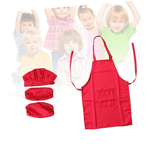 Yardwe Kochset Für Komplettes Kochspielset Mit Schürze Hut Und Handschuh Für Kreative Küchenabenteuer Für Jahre Rot Yardwe Kochset Für Komplettes Kochspielset Mit Schürze Hut Und Handschuh Für Kreative Küchenabenteuer Für Jahre Rot von Yardwe
