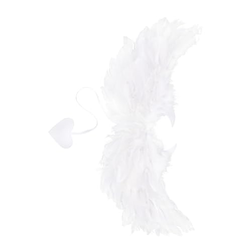Yardwe Kostüm Requisite Federflügel für Halloween Weihnachten Leichte Engel Flügel aus Cosplay Mottopartys Karneval Hochwertige Verarbeitung von Yardwe